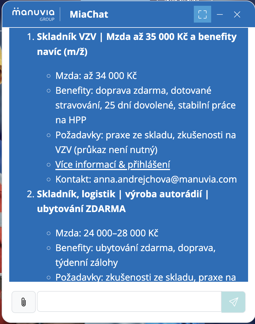 Jak Vám MIA pomůže s hledáním nové práce