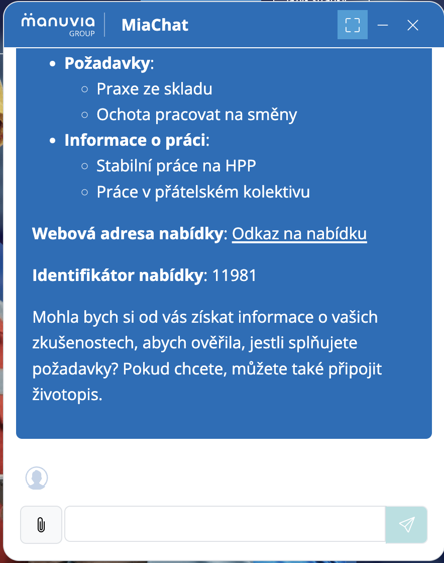 Jak Vám MIA pomůže s hledáním nové práce