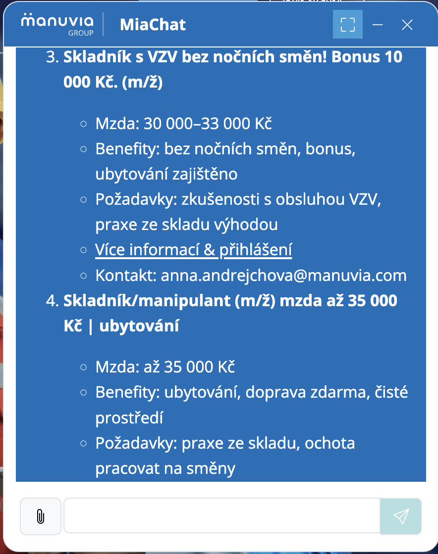 Jak Vám MIA pomůže s hledáním nové práce