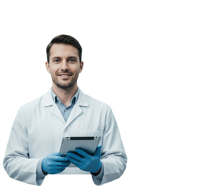 Ilustrační fotografie - Dělník čistá výroba