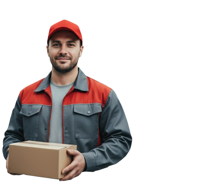 Ilustrační fotografie - Skladník bežný (nosič krabic)