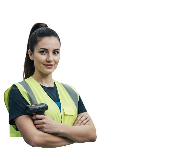 Ilustrační fotografie - Skladník se scannerem